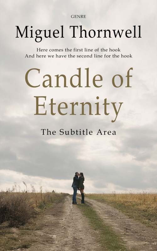 Pre Made Book Cover Timberwolf