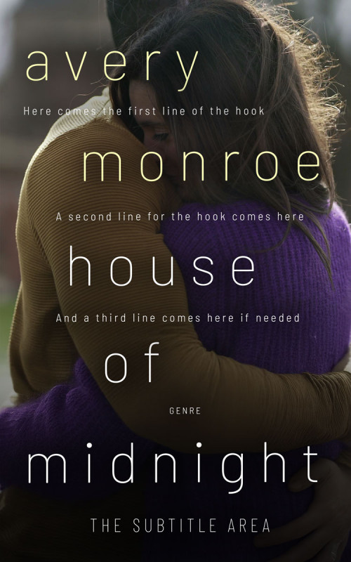 Pre Made Book Cover Thunder