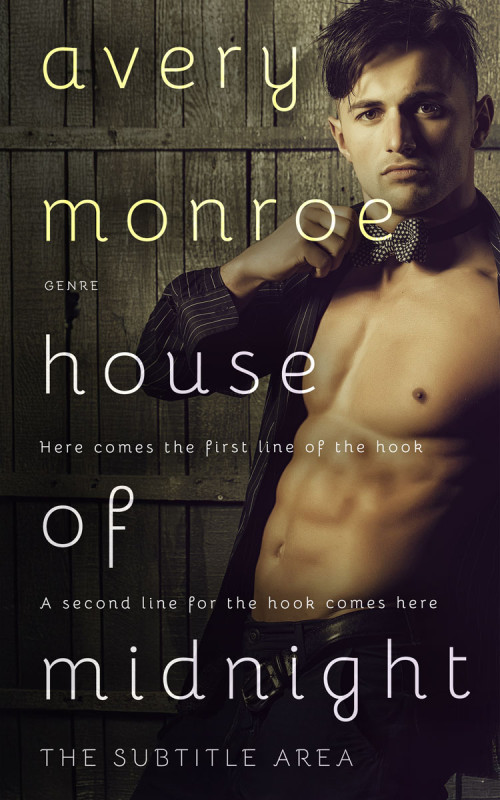 Pre Made Book Cover Thunder