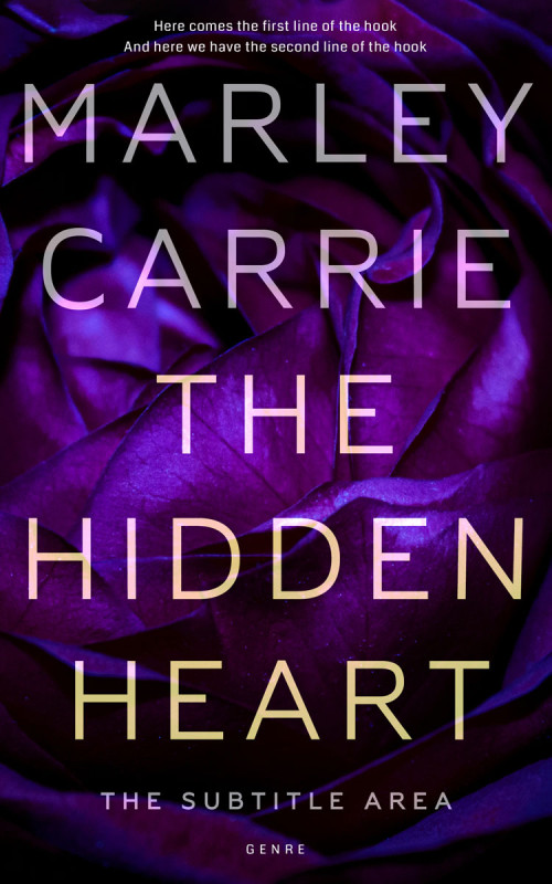 Pre Made Book Cover Violet