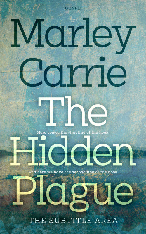 Pre Made Book Cover Cascade