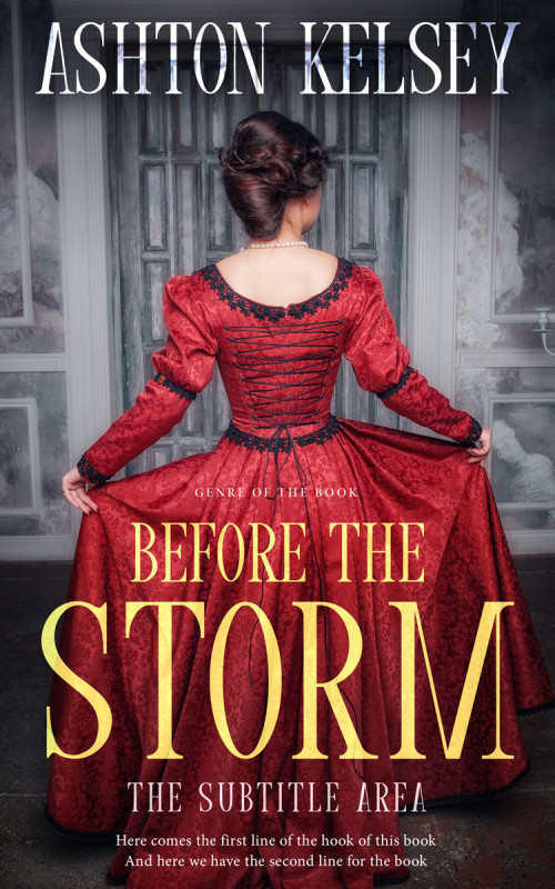 Pre Made Book Cover Woody Brown