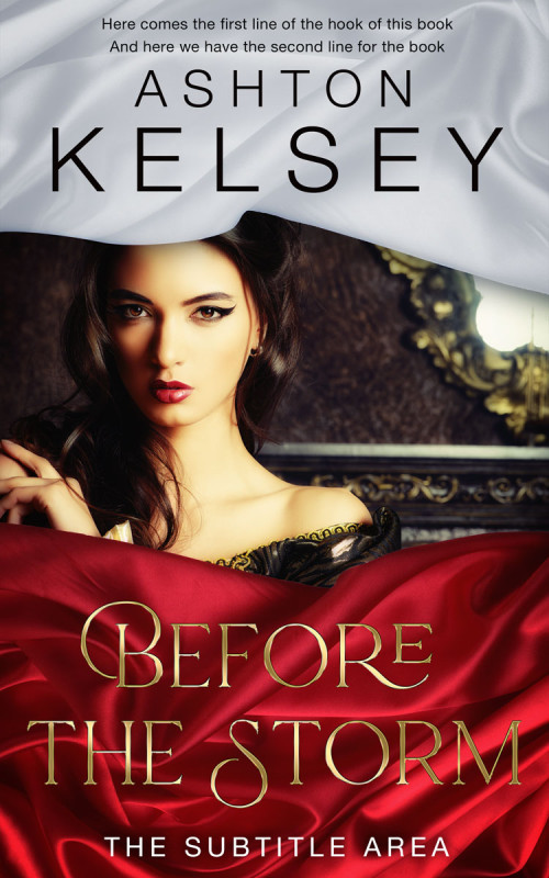 Pre Made Book Cover Persian Plum