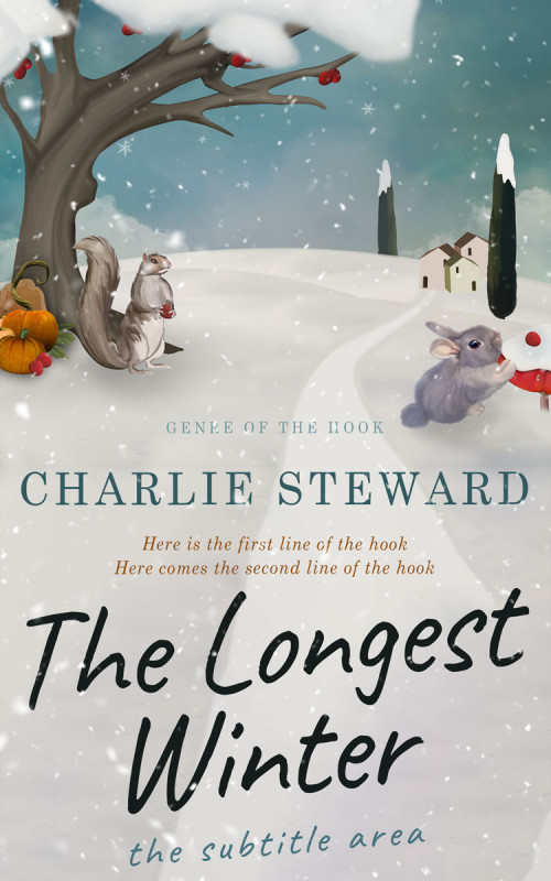 Pre Made Book Cover Timberwolf