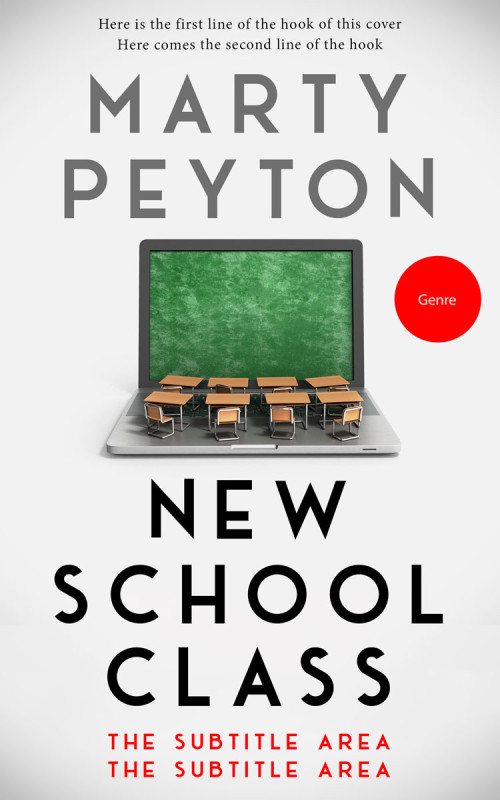 Pre Made Book Cover Gray Asparagus