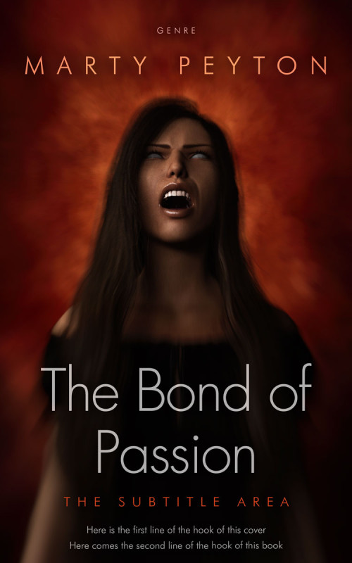 Pre Made Book Cover Graphite