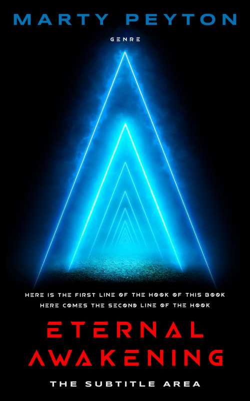 Pre Made Book Cover Ebony