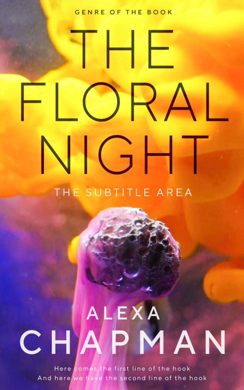 Pre Made Book Cover Apple Blossom