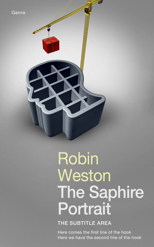 Pre Made Book Cover Oslo Gray