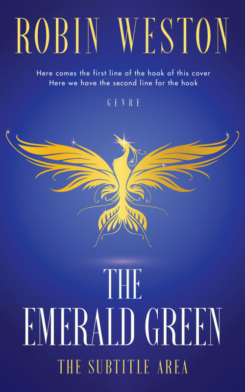 Pre Made Book Cover Chambray