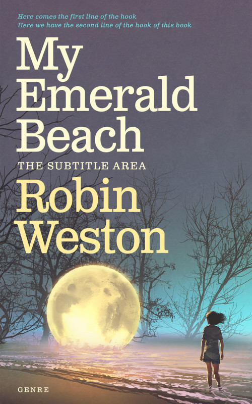 Pre Made Book Cover Mid Gray