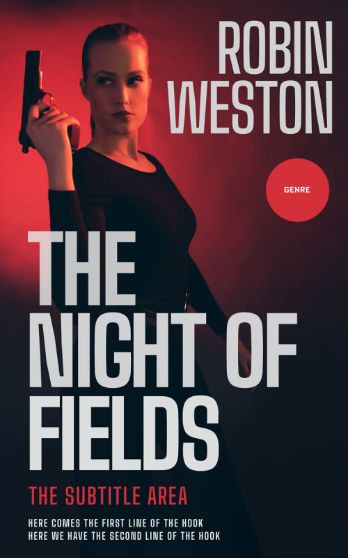 Pre Made Book Cover Puce