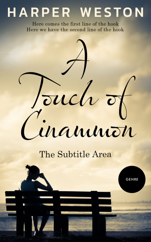 Pre Made Book Cover Grain Brown