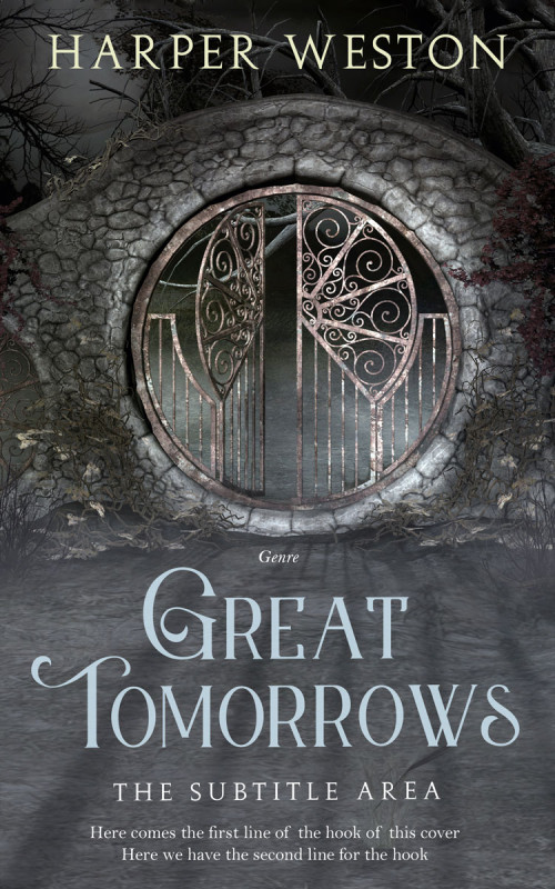 Pre Made Book Cover Abbey