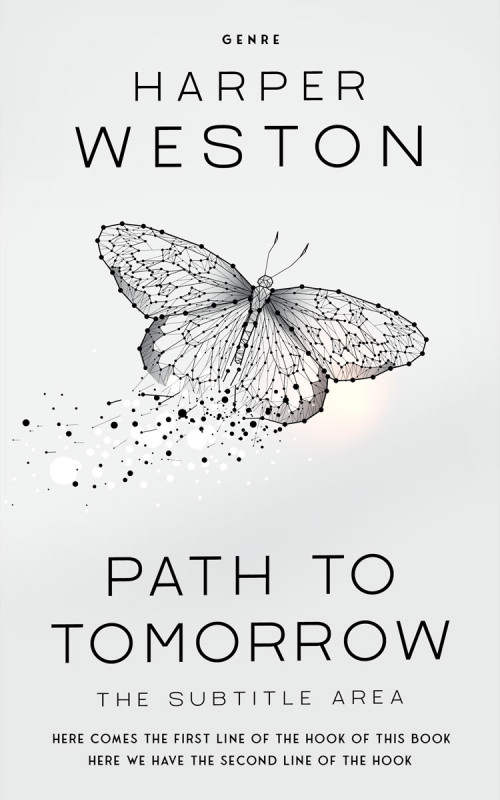 Pre Made Book Cover Black Haze