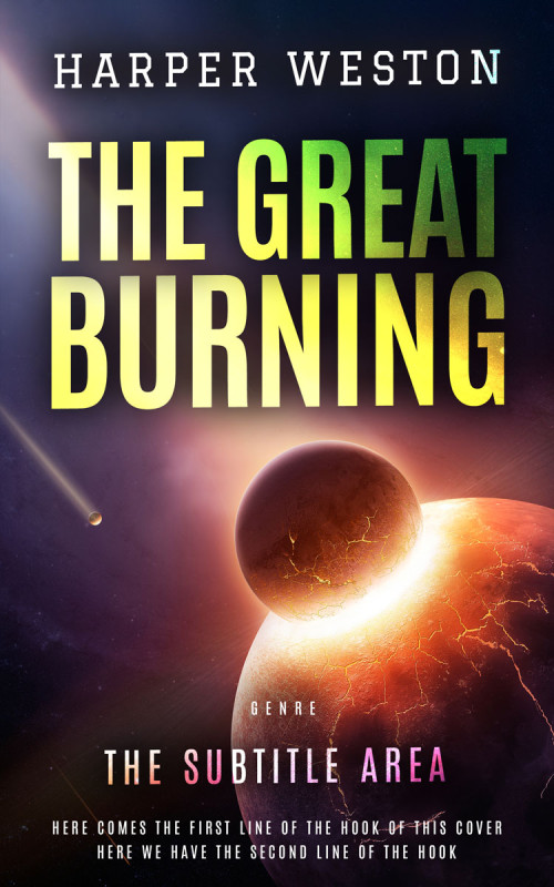 Pre Made Book Cover Harvest Gold