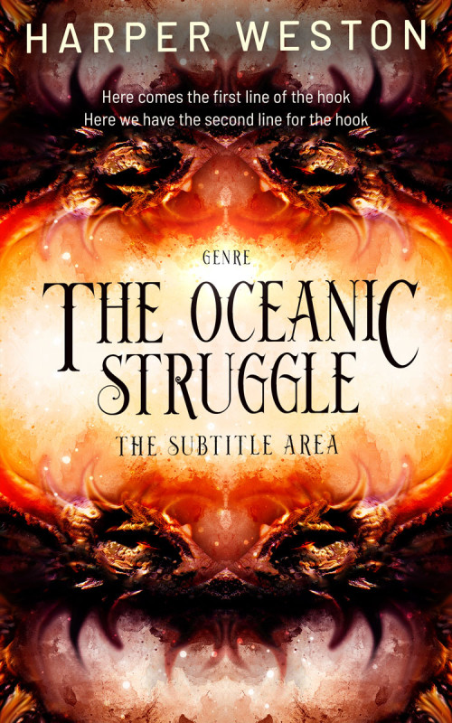 Pre Made Book Cover Asphalt