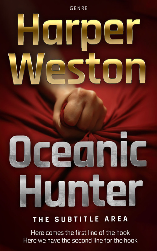 Pre Made Book Cover Aubergine