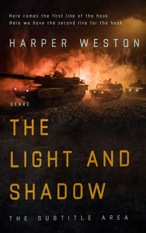 Pre Made Book Cover Night Rider