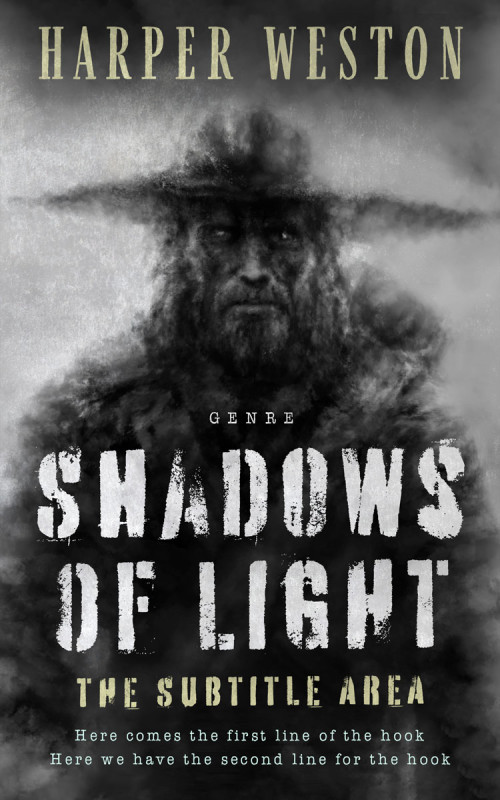 Pre Made Book Cover Gray Nickel