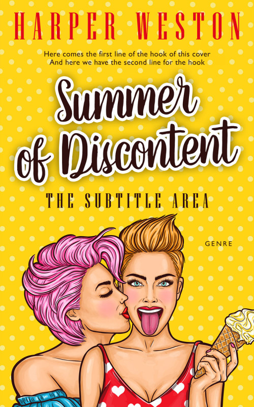 Pre Made Book Cover Ripe Lemon