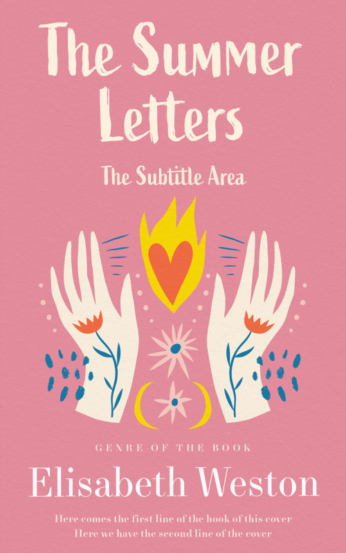 Pre Made Book Cover Deep Blush