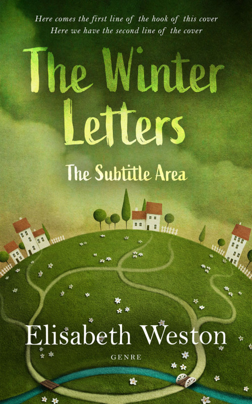 Pre Made Book Cover Fern Frond