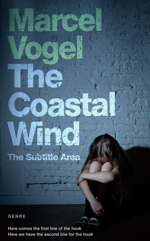 Pre Made Book Cover Blue Bayoux