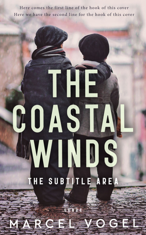 Pre Made Book Cover Silver Rust