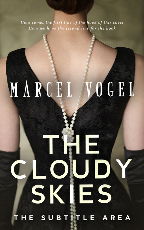 Pre Made Book Cover Vanilla