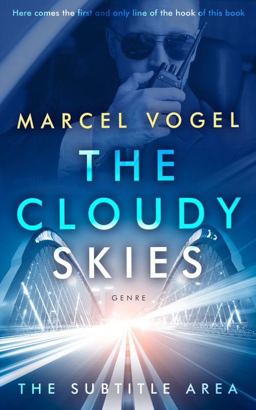 Pre Made Book Cover Blumine