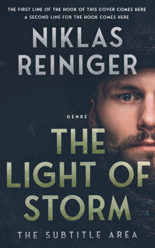 Pre Made Book Cover Ebony Clay