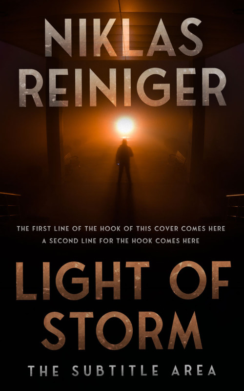 Pre Made Book Cover Graphite