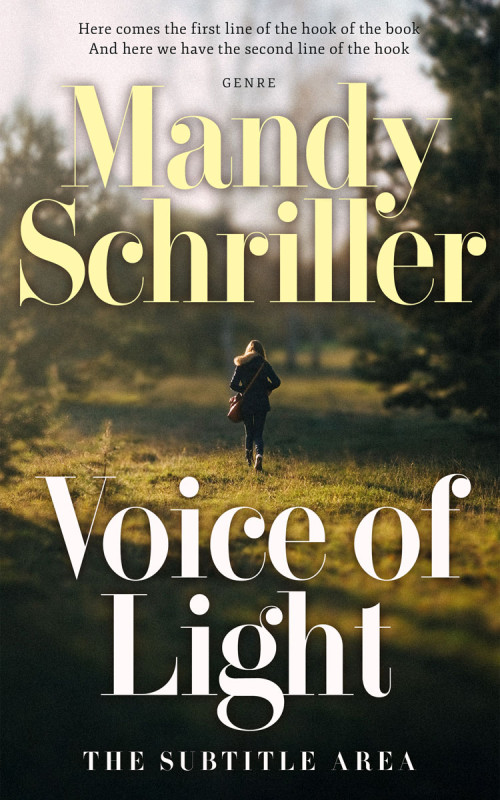 Pre Made Book Cover White Rock