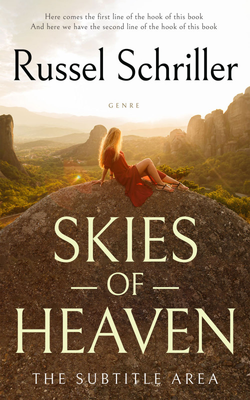 Pre Made Book Cover Metallic Bronze