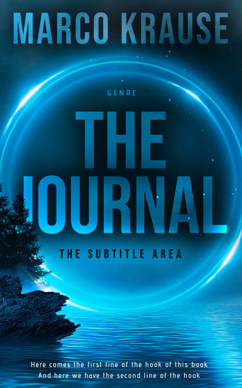 Pre Made Book Cover Tarawera