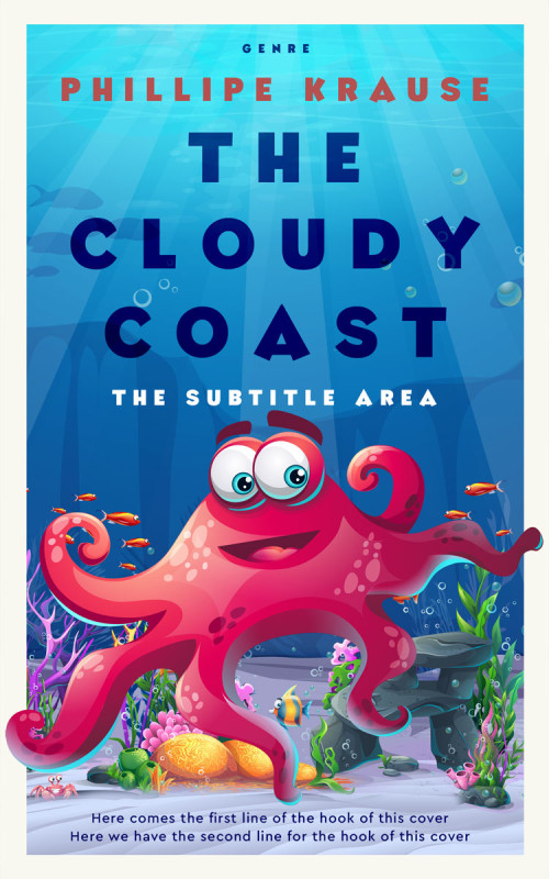 Pre Made Book Cover Rose Fog