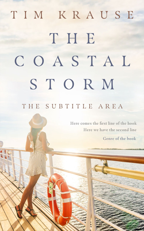 Pre Made Book Cover Dawn Pink