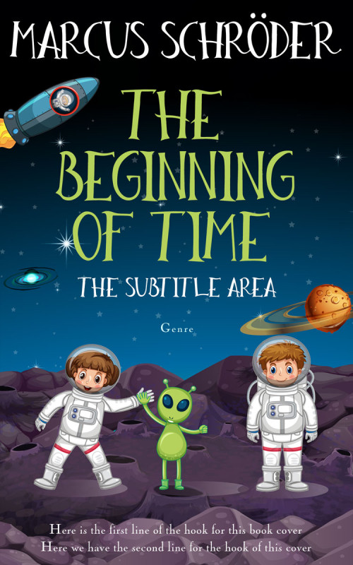 Pre Made Book Cover Ebony Clay