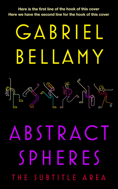 Pre Made Book Cover Black