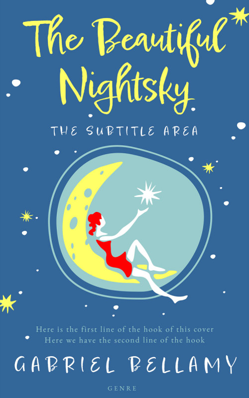 Pre Made Book Cover Azure