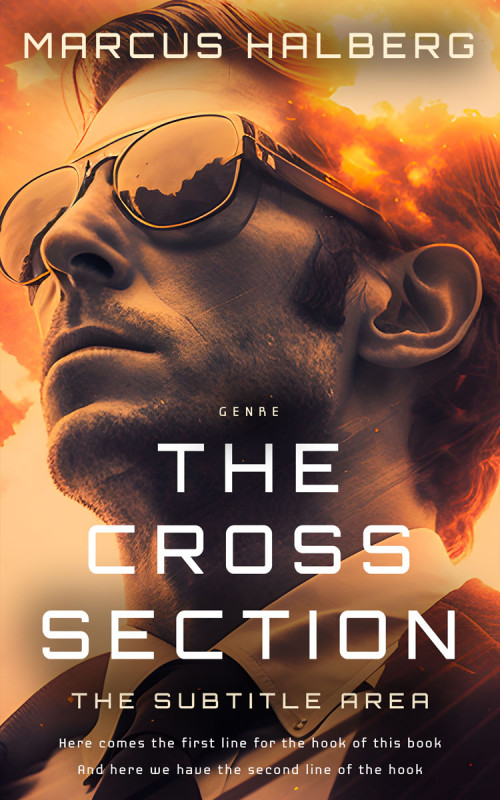 Pre Made Book Cover Woody Brown