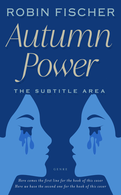 Pre Made Book Cover Chathams Blue