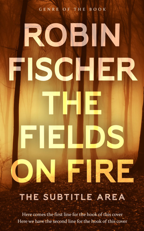 Pre Made Book Cover Flax