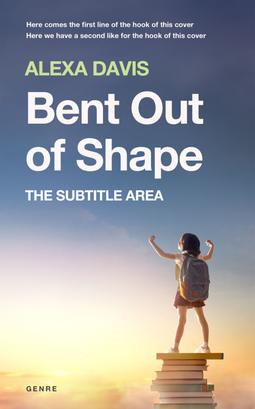 Pre Made Book Cover Blue Bayoux