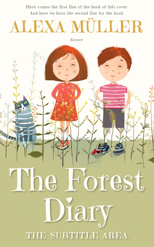 Pre Made Book Cover Tana