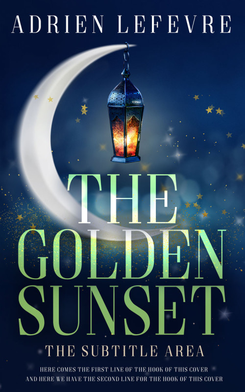 Pre Made Book Cover Black