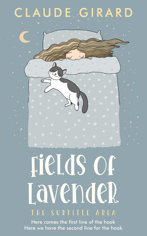 Pre Made Book Cover Hit Gray