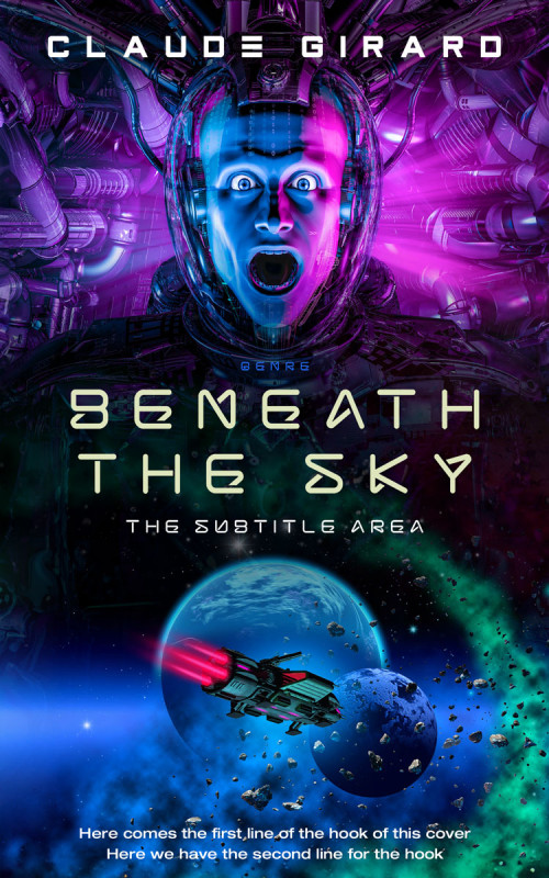 Pre Made Book Cover Ebony