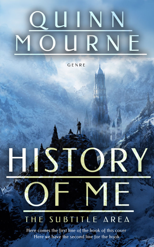 Pre Made Book Cover Bermuda Gray